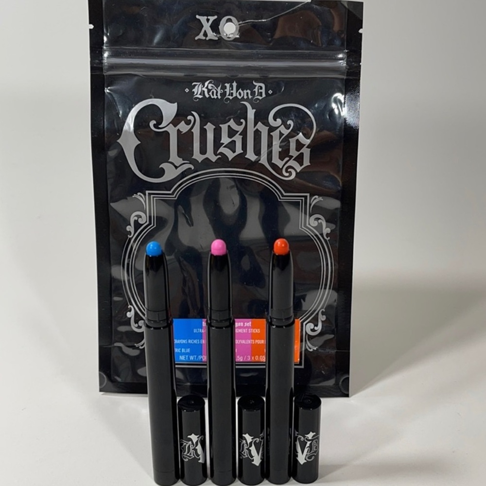 KAT VON D Crushes Technicolor Crayon Set Face Pigment Sticks LIMITED EDITION